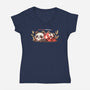 Too Busy Napping-Womens-V-Neck-Tee-TechraNova