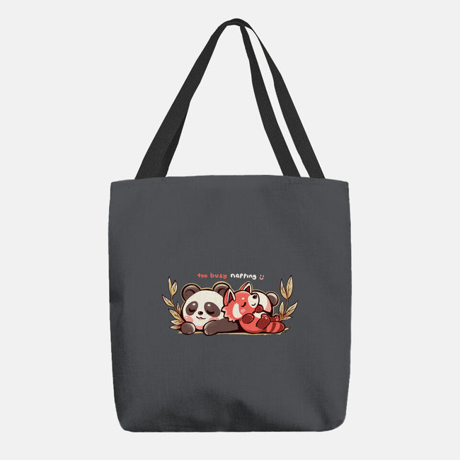 Too Busy Napping-None-Basic Tote-Bag-TechraNova