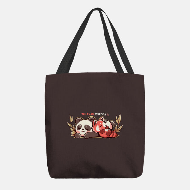 Too Busy Napping-None-Basic Tote-Bag-TechraNova