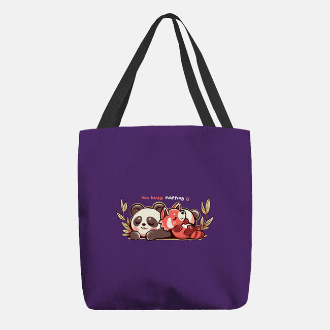 Too Busy Napping-None-Basic Tote-Bag-TechraNova