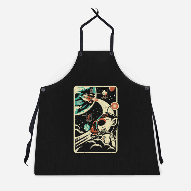 Interstellar Explorer-Unisex-Kitchen-Apron-Henrique Torres