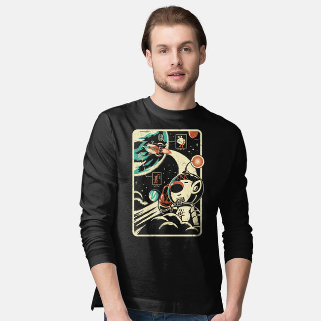 Interstellar Explorer-Mens-Long Sleeved-Tee-Henrique Torres