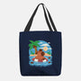 Summer Capybara-None-Basic Tote-Bag-TechraNova