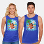 Summer Capybara-Unisex-Basic-Tank-TechraNova