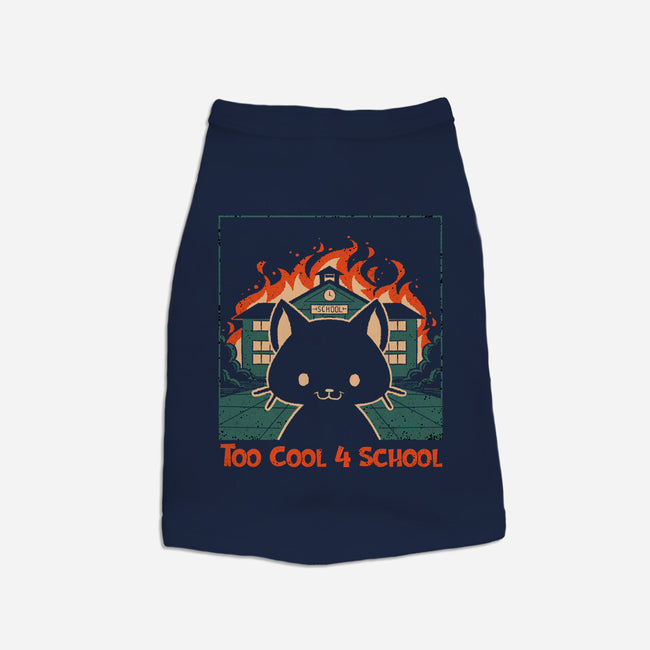 Cat At School On Fire-Cat-Basic-Pet Tank-worlddominationforcats