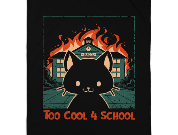 Cat At School On Fire