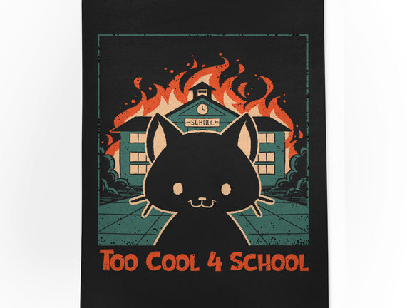 Cat At School On Fire