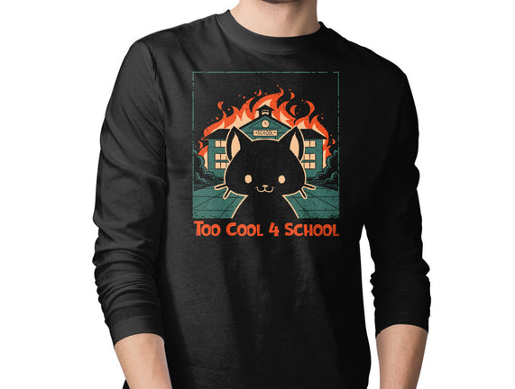 Cat At School On Fire