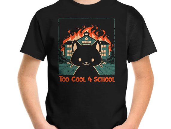 Cat At School On Fire