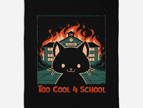 Cat At School On Fire