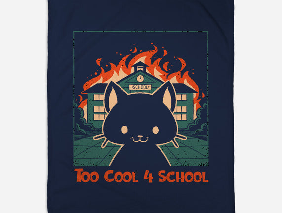 Cat At School On Fire