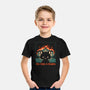 Cat At School On Fire-Youth-Basic-Tee-worlddominationforcats