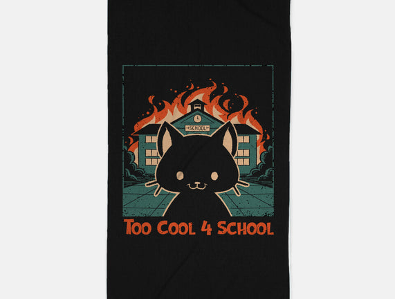 Cat At School On Fire