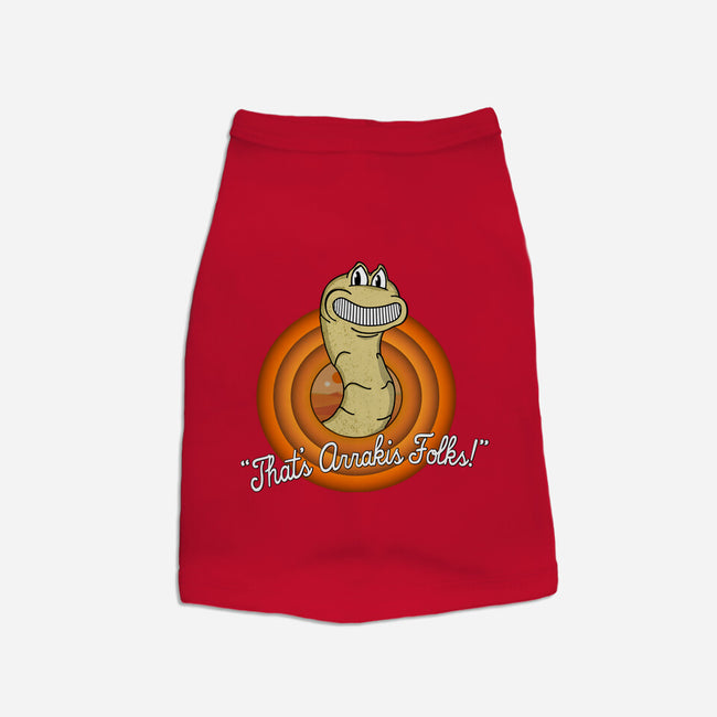 That's Arrakis Folks-Dog-Basic-Pet Tank-sillyindustries