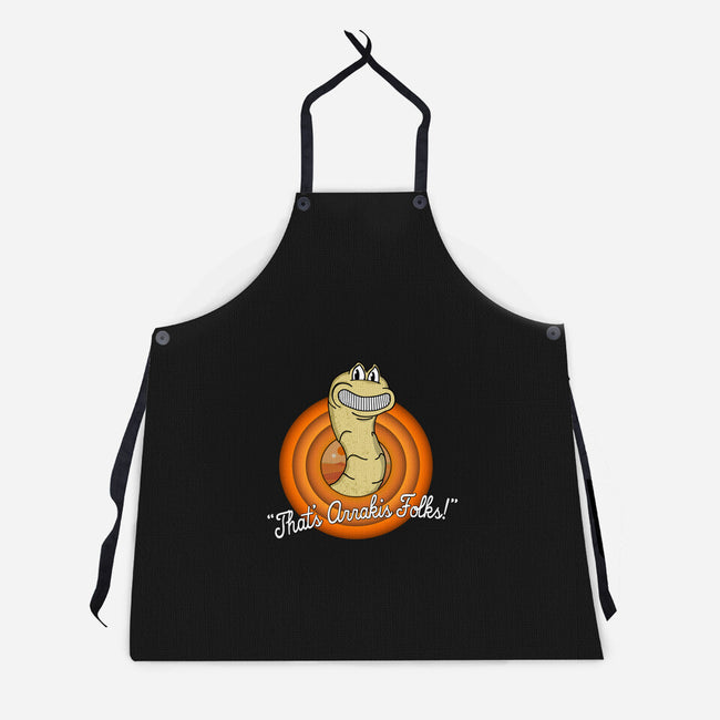 That's Arrakis Folks-Unisex-Kitchen-Apron-sillyindustries