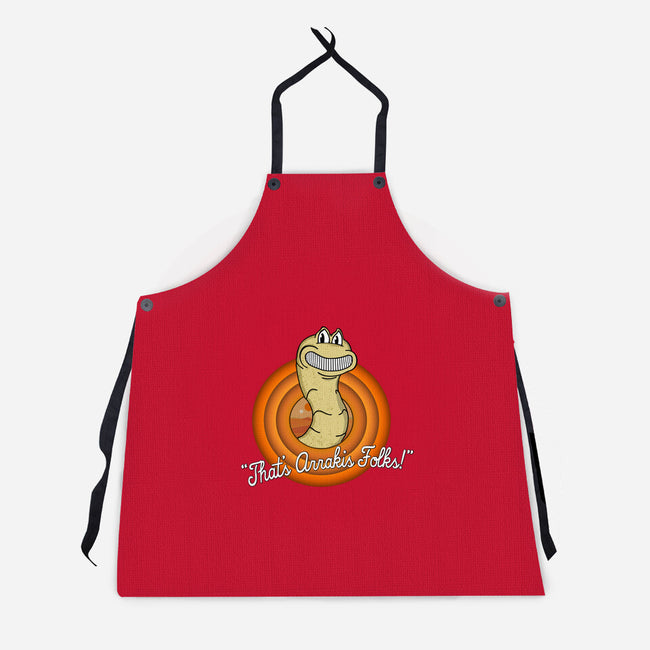 That's Arrakis Folks-Unisex-Kitchen-Apron-sillyindustries