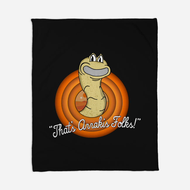 That's Arrakis Folks-None-Fleece-Blanket-sillyindustries