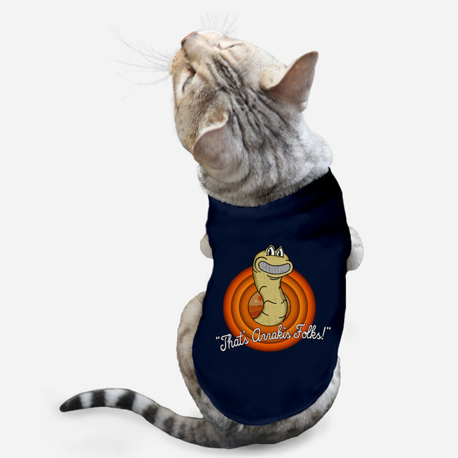 That's Arrakis Folks-Cat-Basic-Pet Tank-sillyindustries