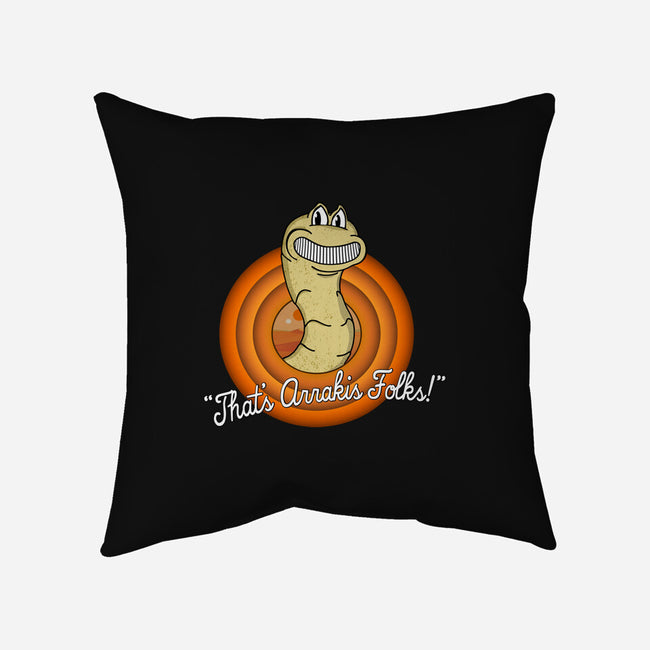 That's Arrakis Folks-None-Removable Cover w Insert-Throw Pillow-sillyindustries