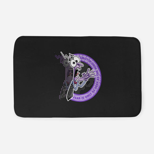 Fear As Mind Allows-None-Memory Foam-Bath Mat-panicking_bat