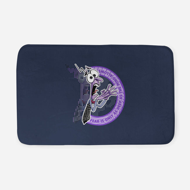 Fear As Mind Allows-None-Memory Foam-Bath Mat-panicking_bat