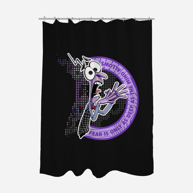 Fear As Mind Allows-None-Polyester-Shower Curtain-panicking_bat