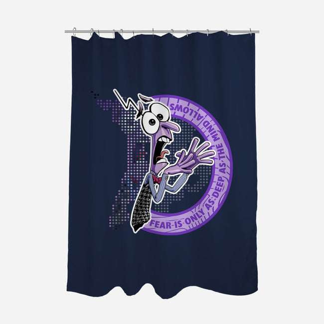 Fear As Mind Allows-None-Polyester-Shower Curtain-panicking_bat