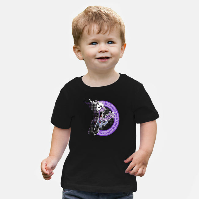 Fear As Mind Allows-Baby-Basic-Tee-panicking_bat