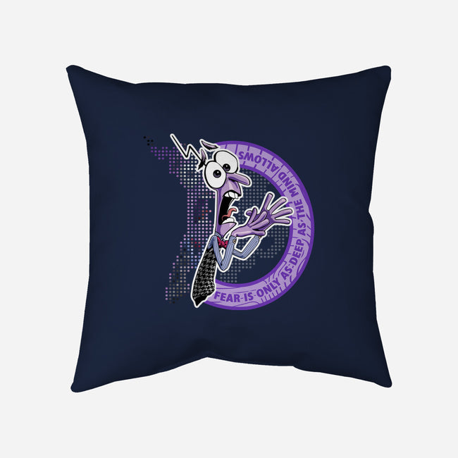 Fear As Mind Allows-None-Removable Cover-Throw Pillow-panicking_bat