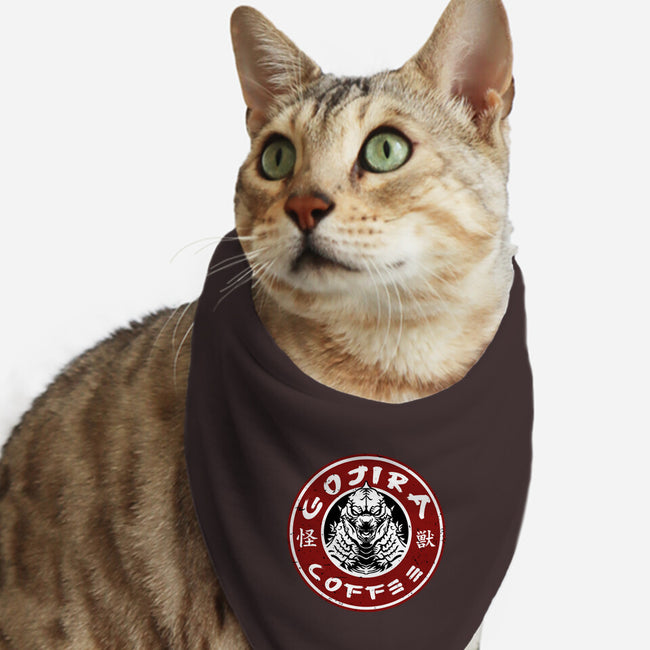 Gojira Coffee-Cat-Bandana-Pet Collar-daobiwan