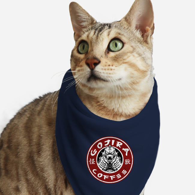 Gojira Coffee-Cat-Bandana-Pet Collar-daobiwan