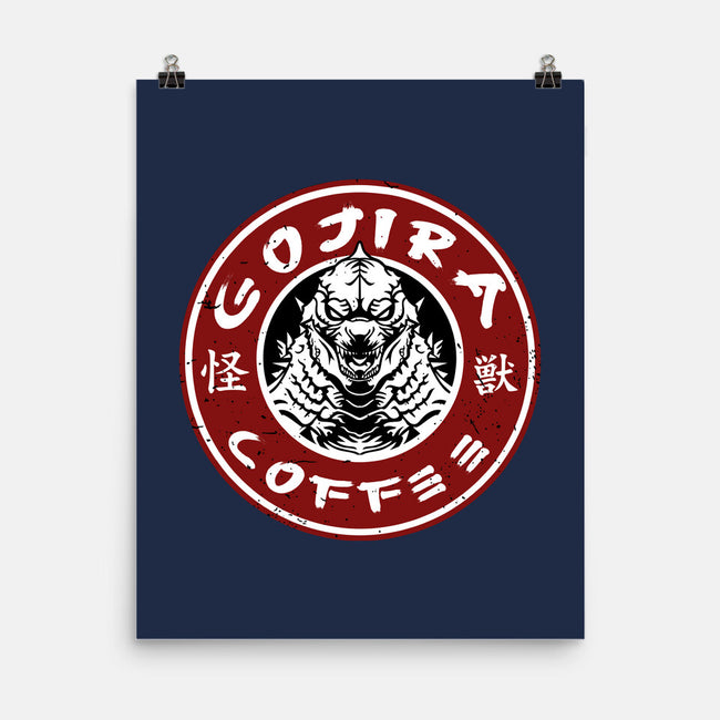 Gojira Coffee-None-Matte-Poster-daobiwan