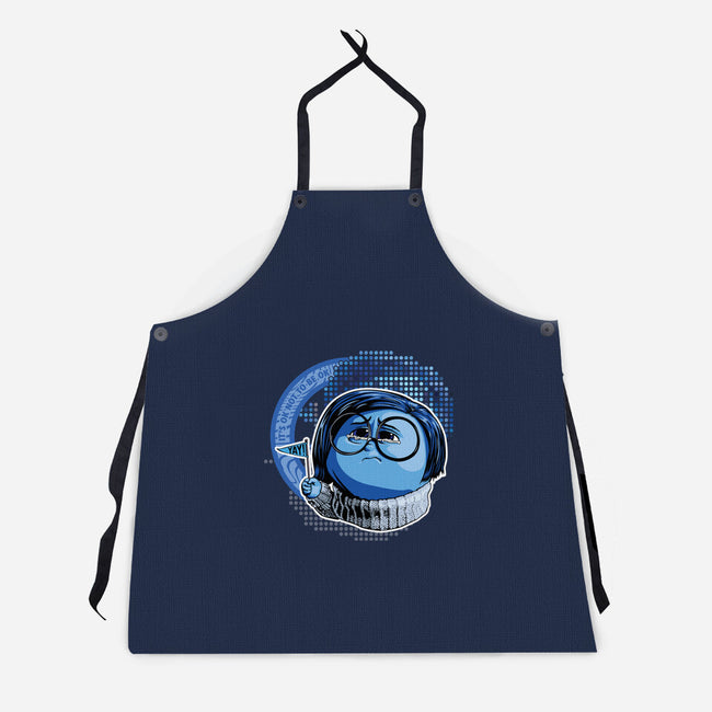 It's Ok Not To Be Ok-Unisex-Kitchen-Apron-panicking_bat