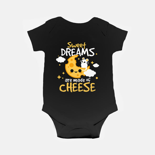 Sweet Dreams Are Made Of Cheese-Baby-Basic-Onesie-NemiMakeit