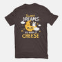 Sweet Dreams Are Made Of Cheese-Womens-Basic-Tee-NemiMakeit