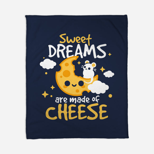 Sweet Dreams Are Made Of Cheese-None-Fleece-Blanket-NemiMakeit