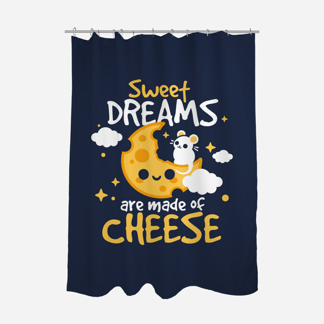 Sweet Dreams Are Made Of Cheese-None-Polyester-Shower Curtain-NemiMakeit