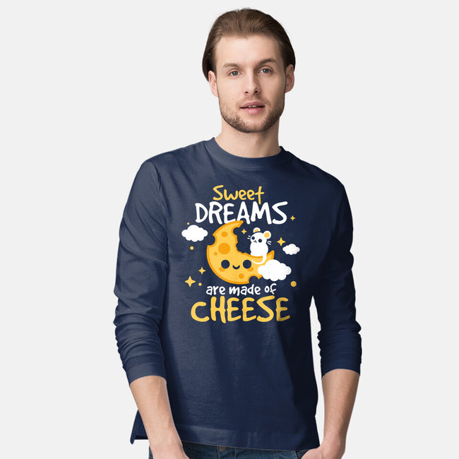 Sweet Dreams Are Made Of Cheese-Mens-Long Sleeved-Tee-NemiMakeit