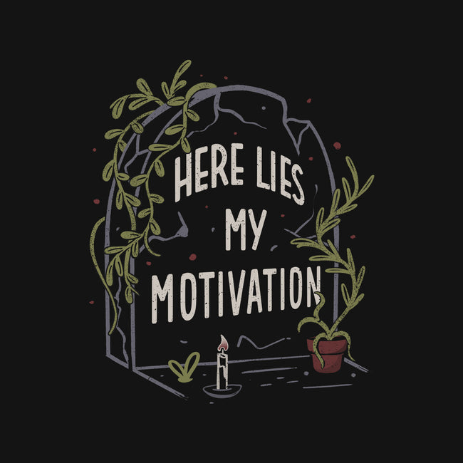 Here Lies My Motivation-None-Polyester-Shower Curtain-koalastudio