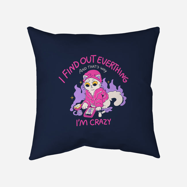 I Find Out Everything-None-Removable Cover-Throw Pillow-yumie