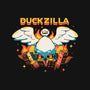 Duckzilla-None-Removable Cover-Throw Pillow-yumie