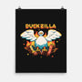 Duckzilla-None-Matte-Poster-yumie