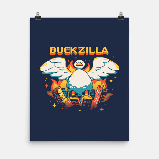 Duckzilla-None-Matte-Poster-yumie