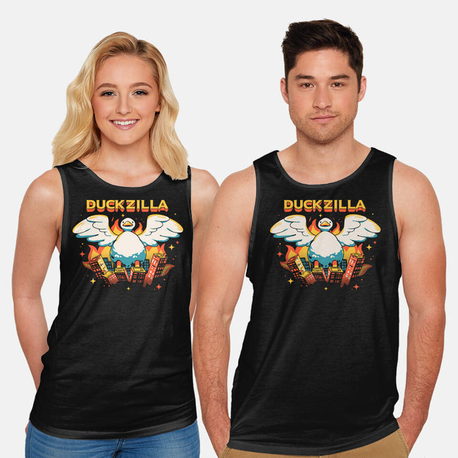 Duckzilla-Unisex-Basic-Tank-yumie