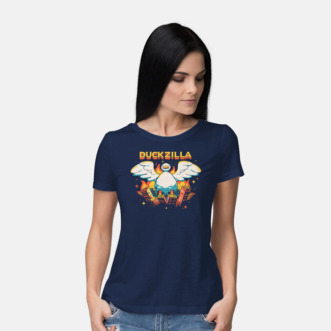 Duckzilla-Womens-Basic-Tee-yumie