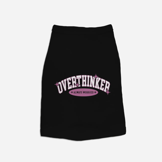 Overthinker-Dog-Basic-Pet Tank-yumie