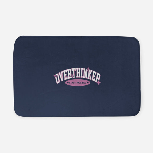 Overthinker-None-Memory Foam-Bath Mat-yumie