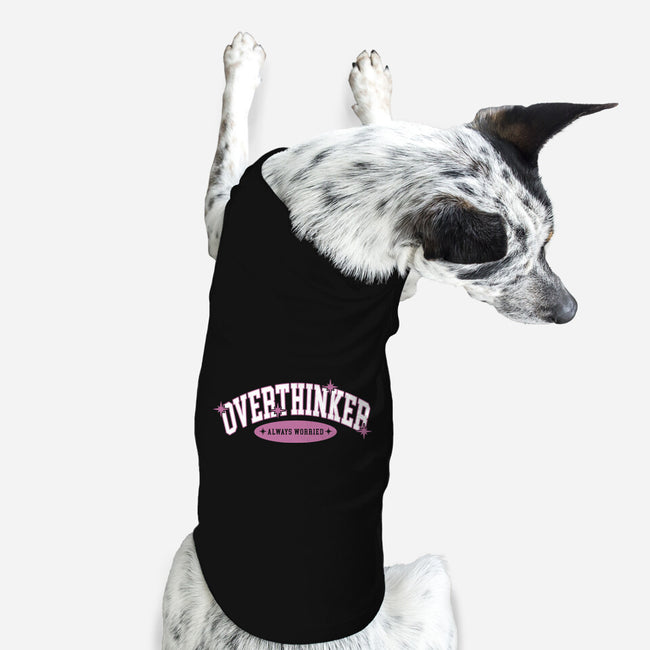 Overthinker-Dog-Basic-Pet Tank-yumie