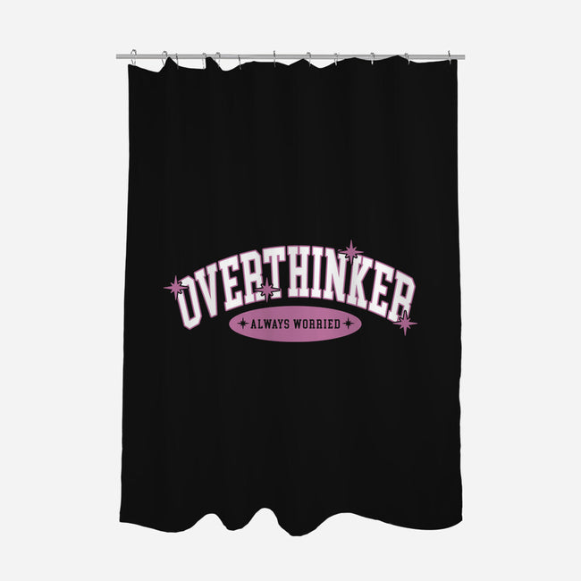 Overthinker-None-Polyester-Shower Curtain-yumie