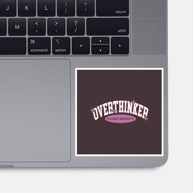 Overthinker-None-Glossy-Sticker-yumie